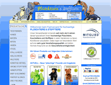 Tablet Screenshot of plueschtiere.eu